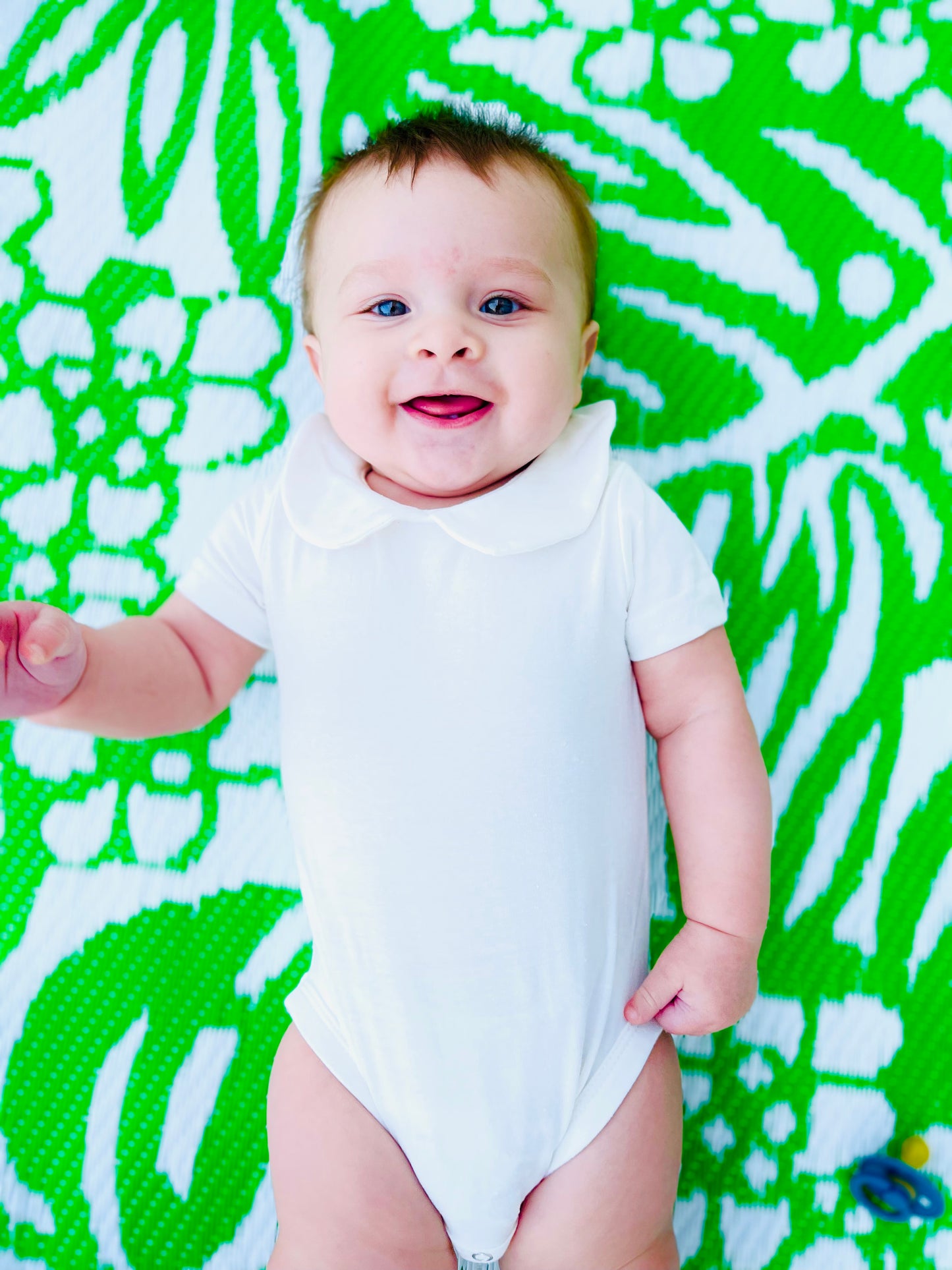 Peter Pan cotton onesie