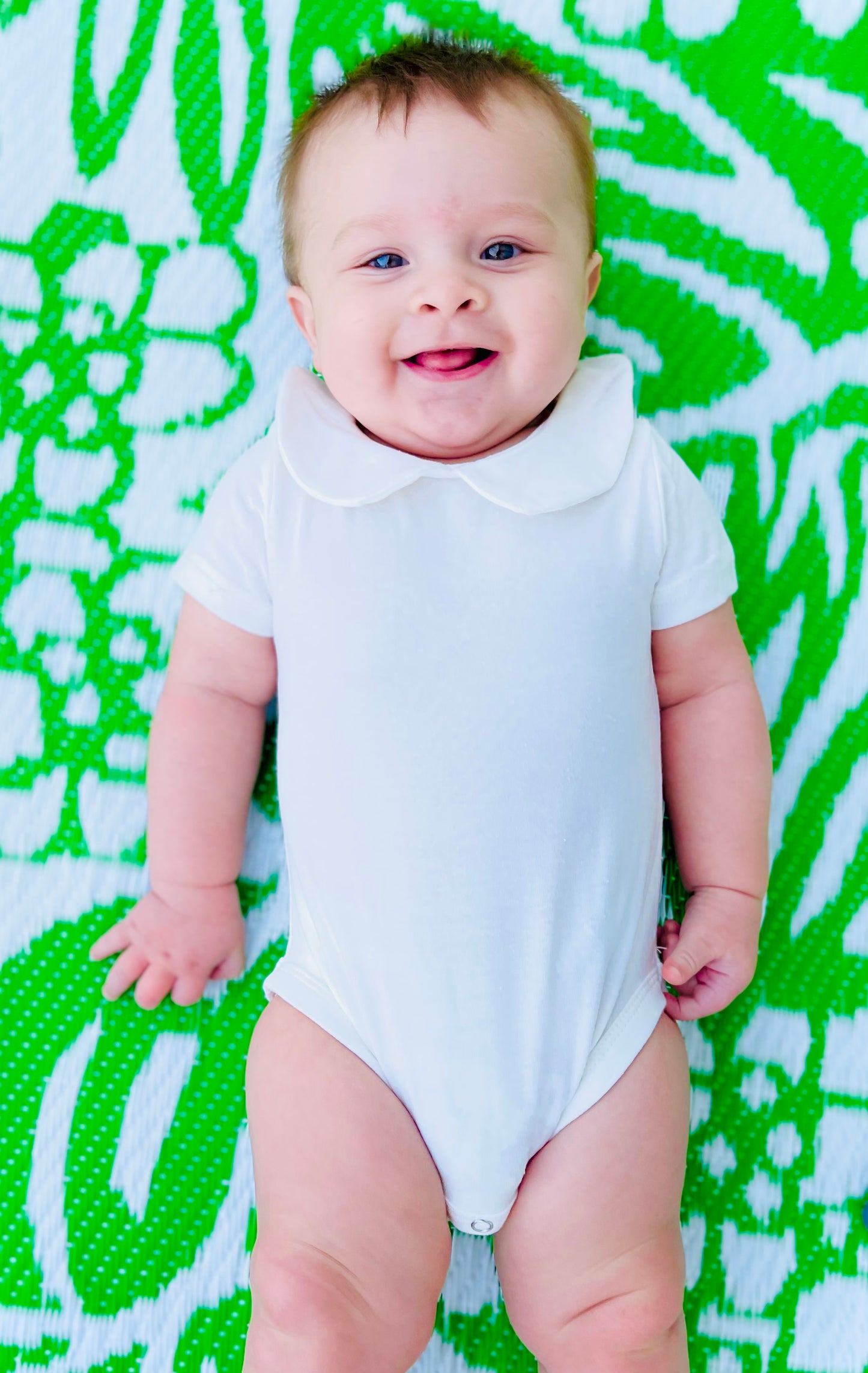 Peter Pan cotton onesie